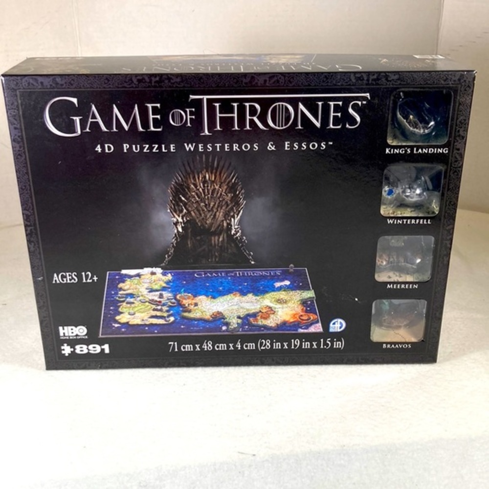 New Game of Thrones 4 D Puzzle Westeros & Essos
